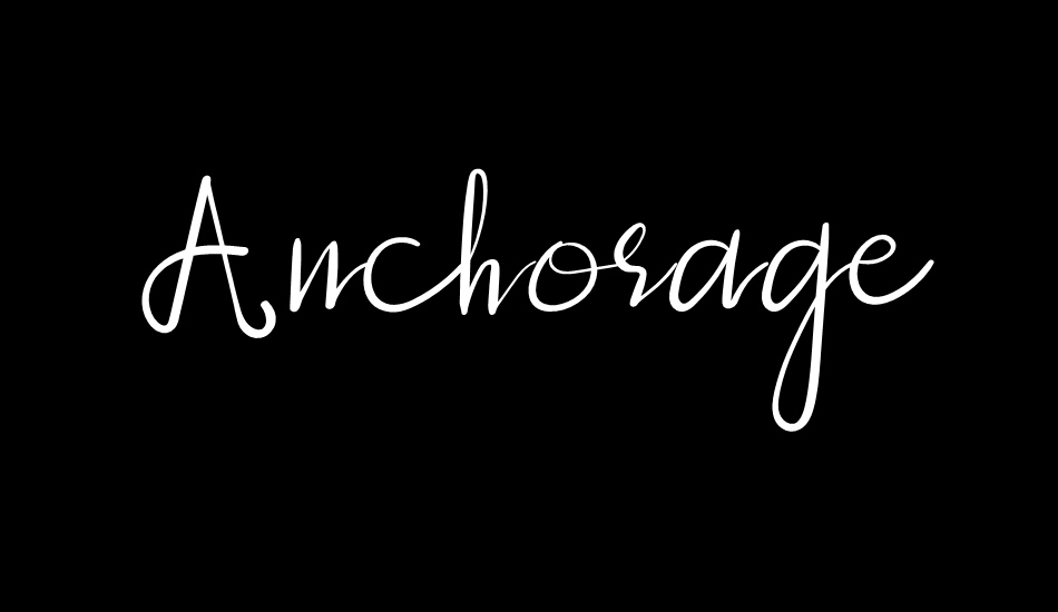 Anchorage font big