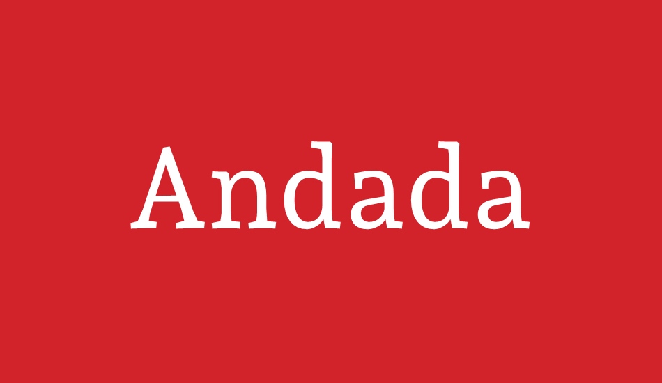 Andada font big