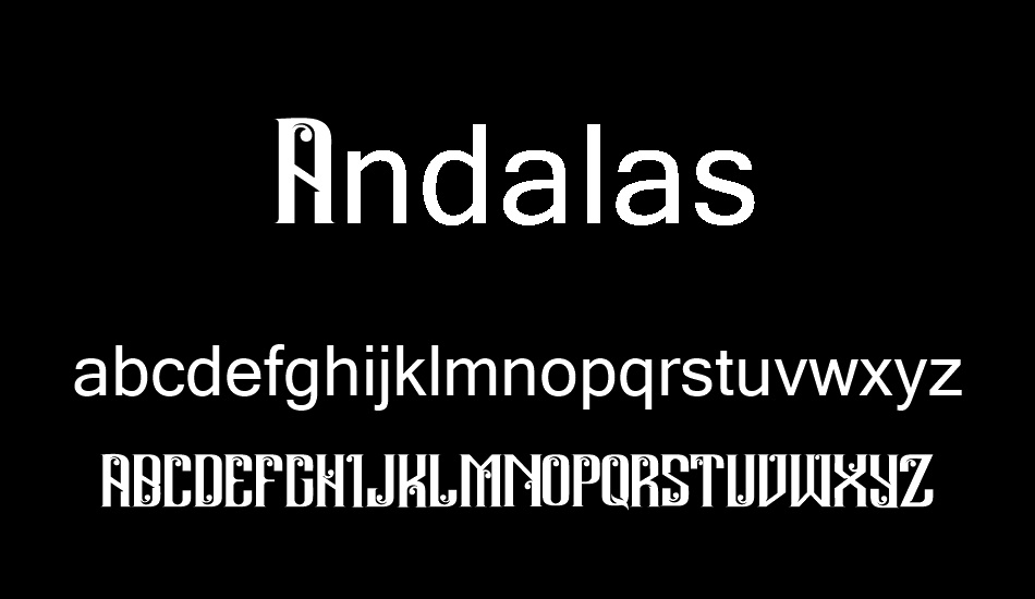 Andalas font