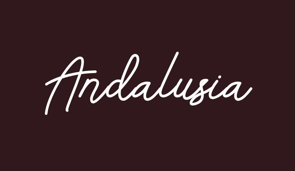 andalusia-demo font big