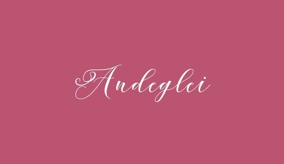 Andeglei font big