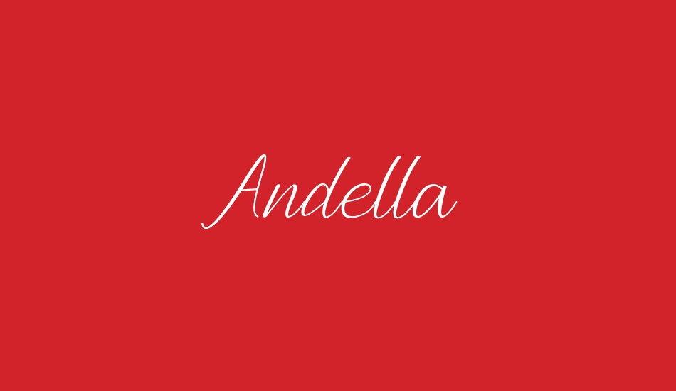 Andella font big