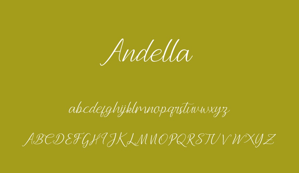 Andella font
