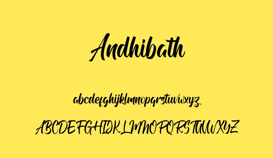 andhibath-demo font