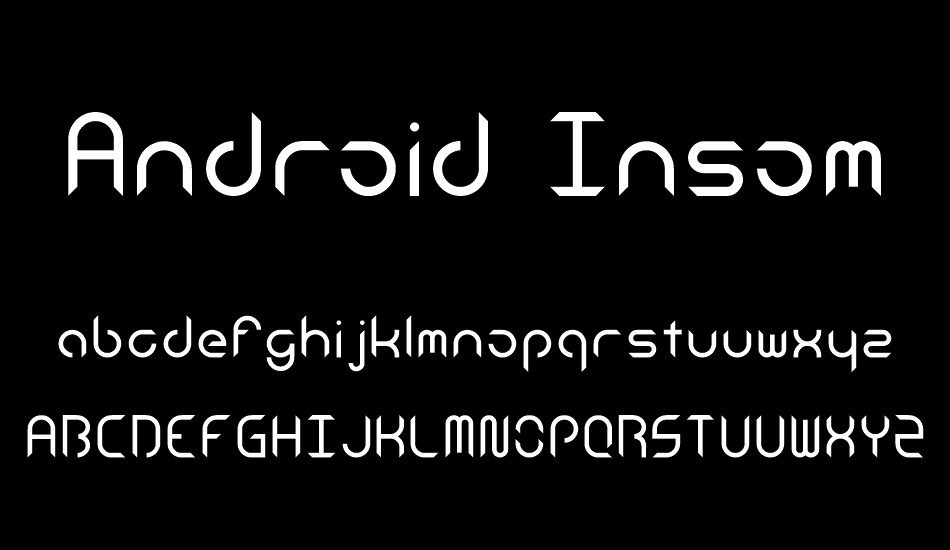Android Insomnia_ font