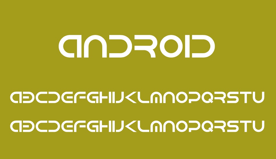 Android font