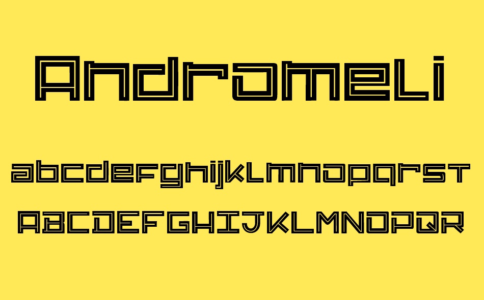 Andromelia font