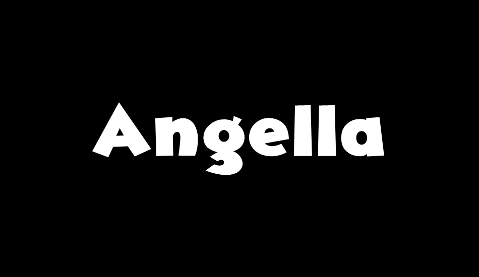 Angella font big