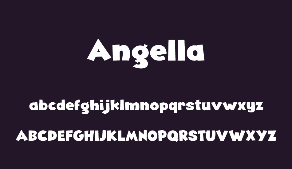 Angella font