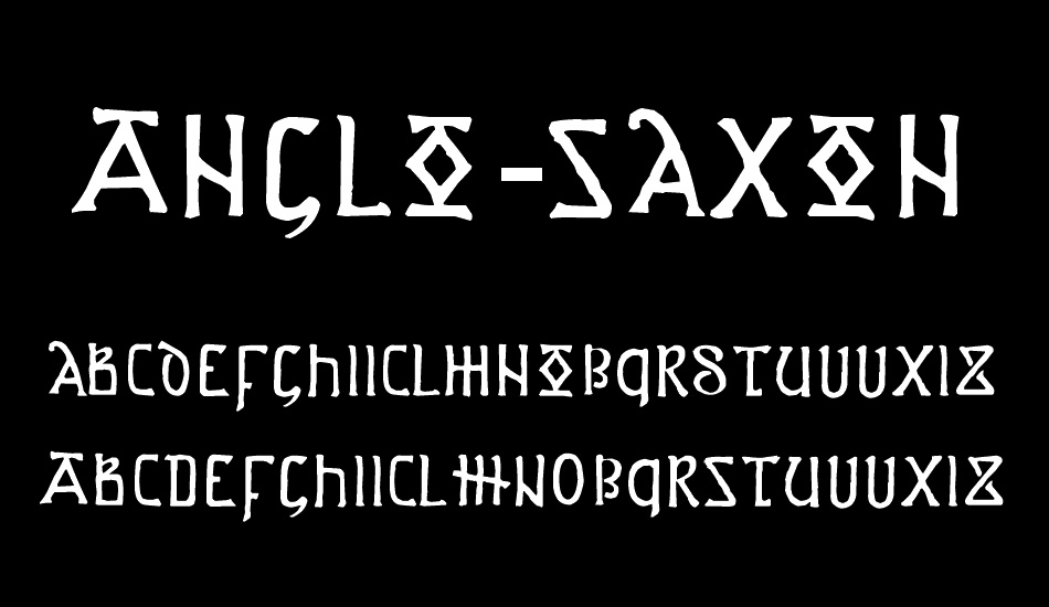 Anglo-Saxon Project font