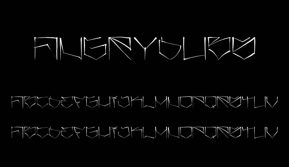 angrydubs font