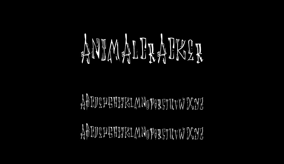 AnimalCracker font