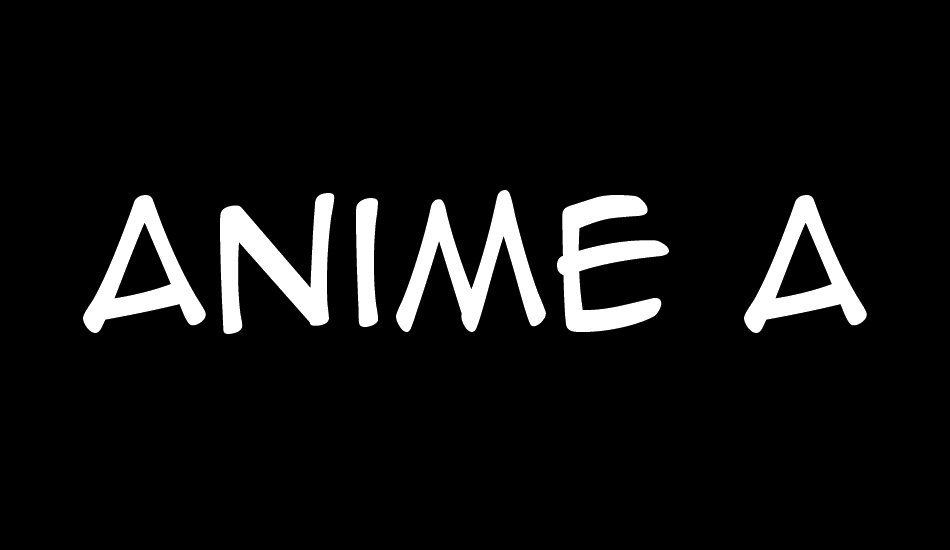 Anime Ace font big