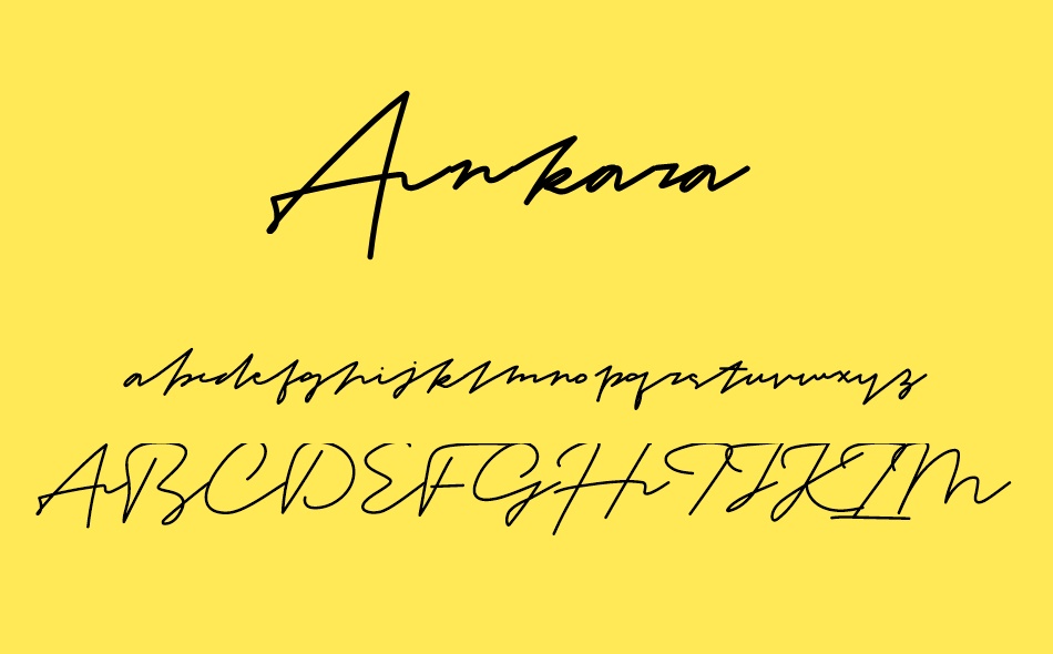 Ankara font