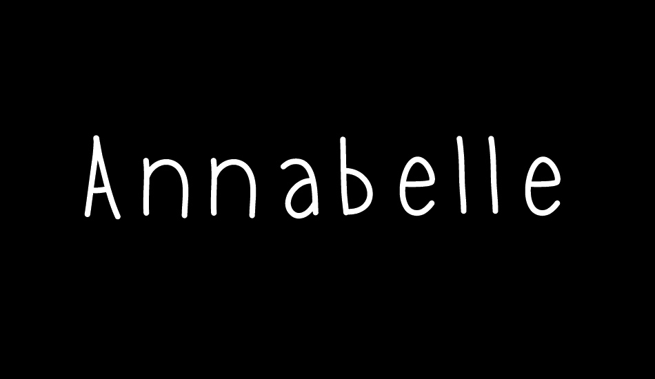 Annabelle font big