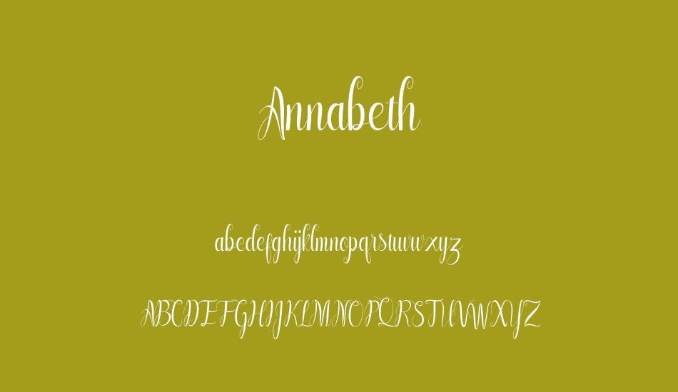 Annabeth font