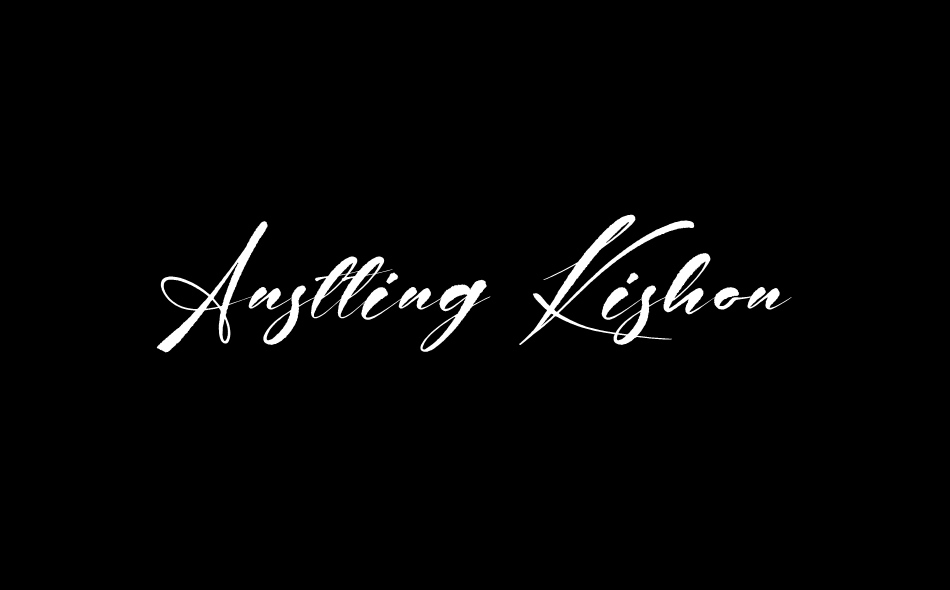 Anstting Kishon font big