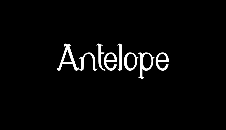 Antelope font big