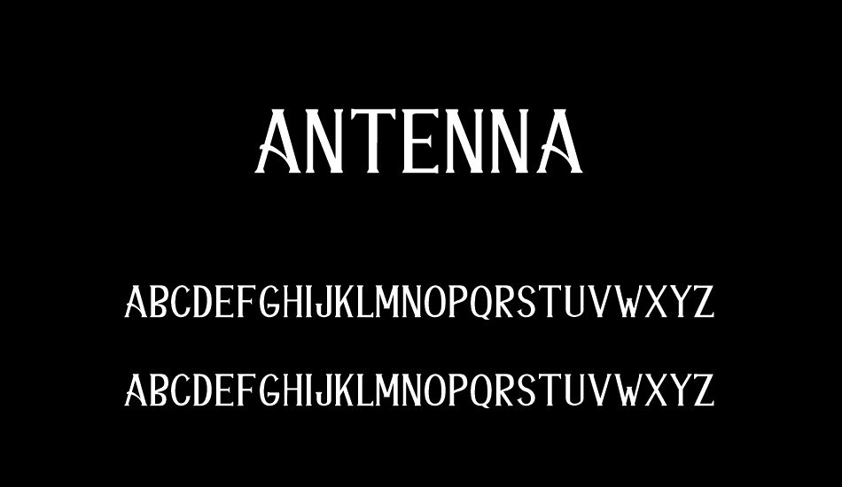 ANTENNA font