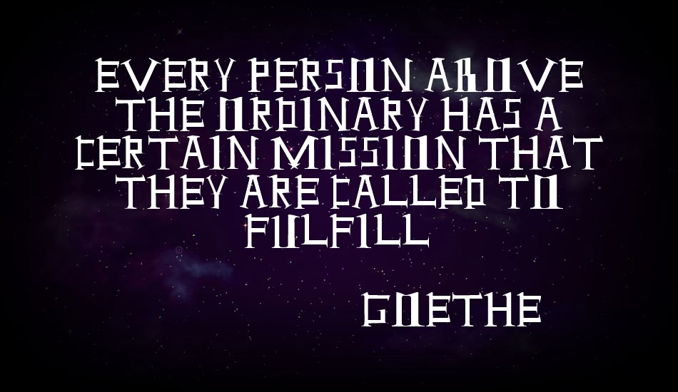 Antioch font text