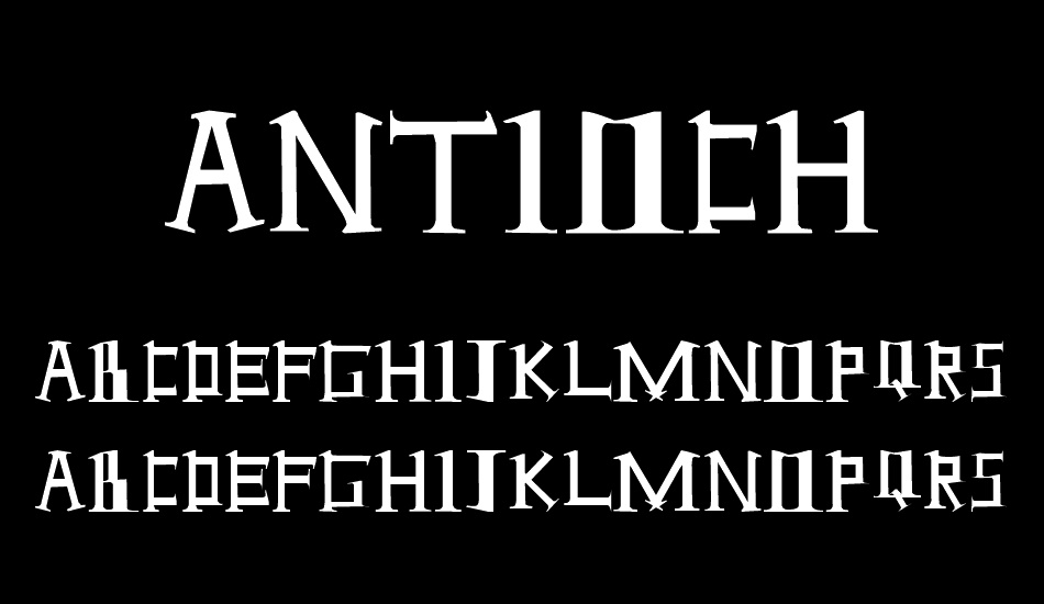 Antioch font