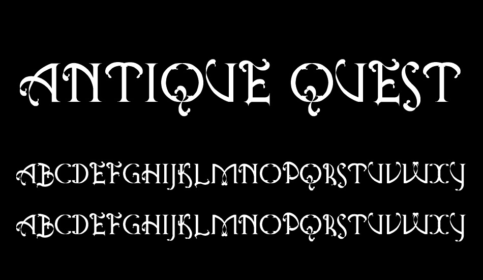 Antique Quest St font