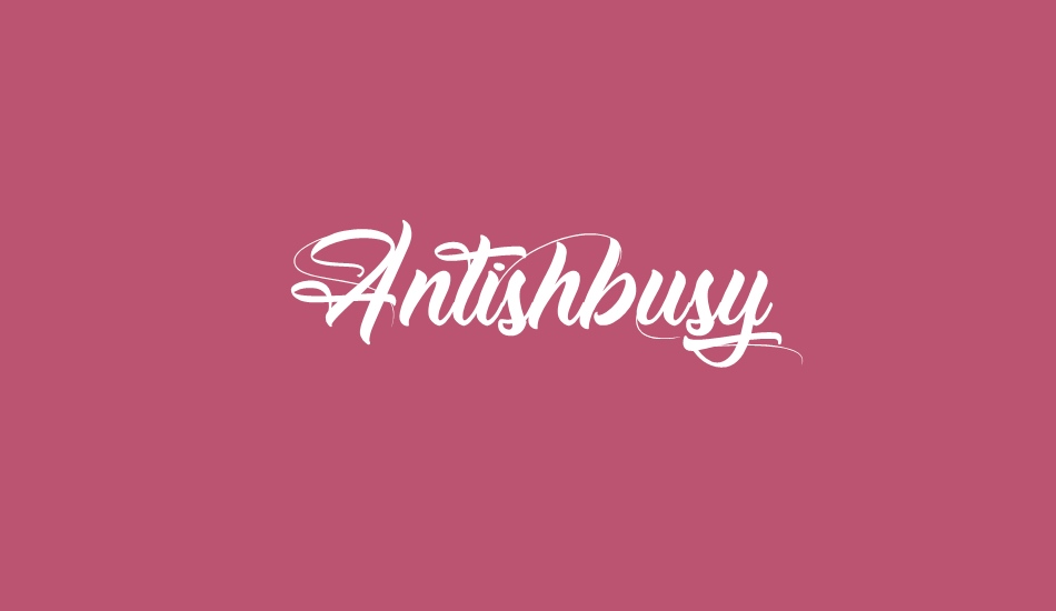 Antishbusy font big