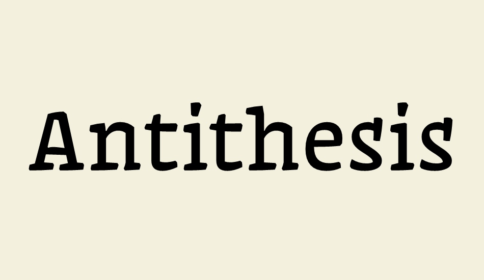 Thesis antithesis meaning picture