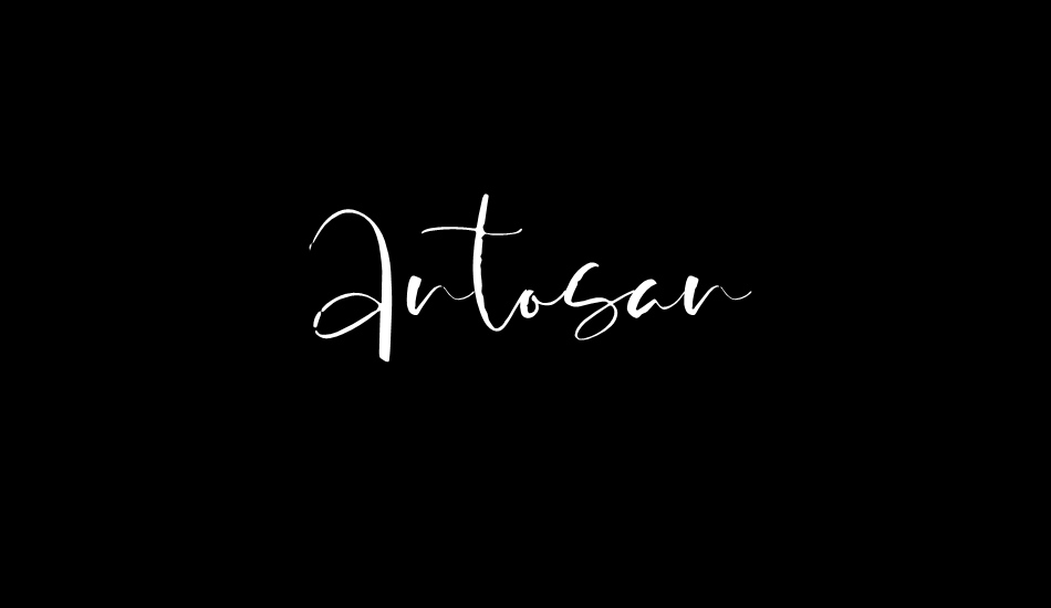 Antosan font big