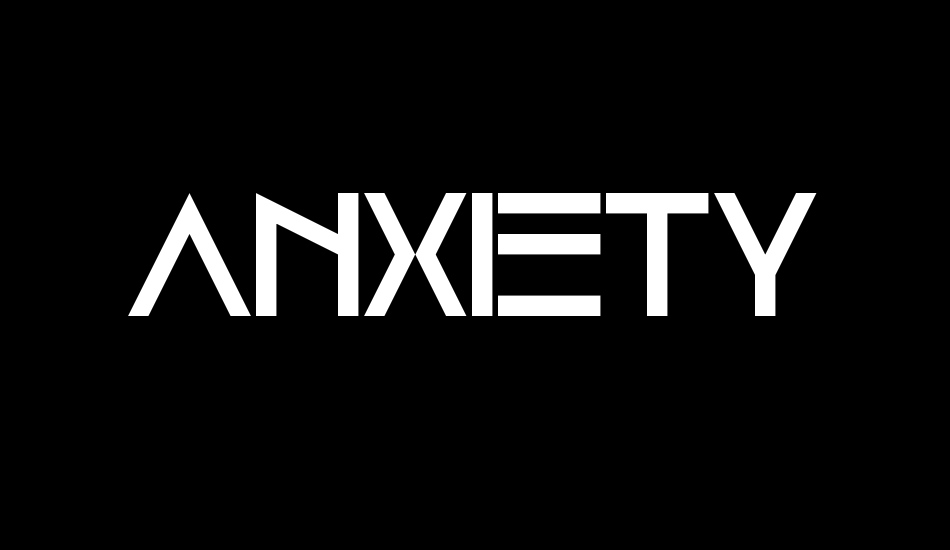 Anxiety font big