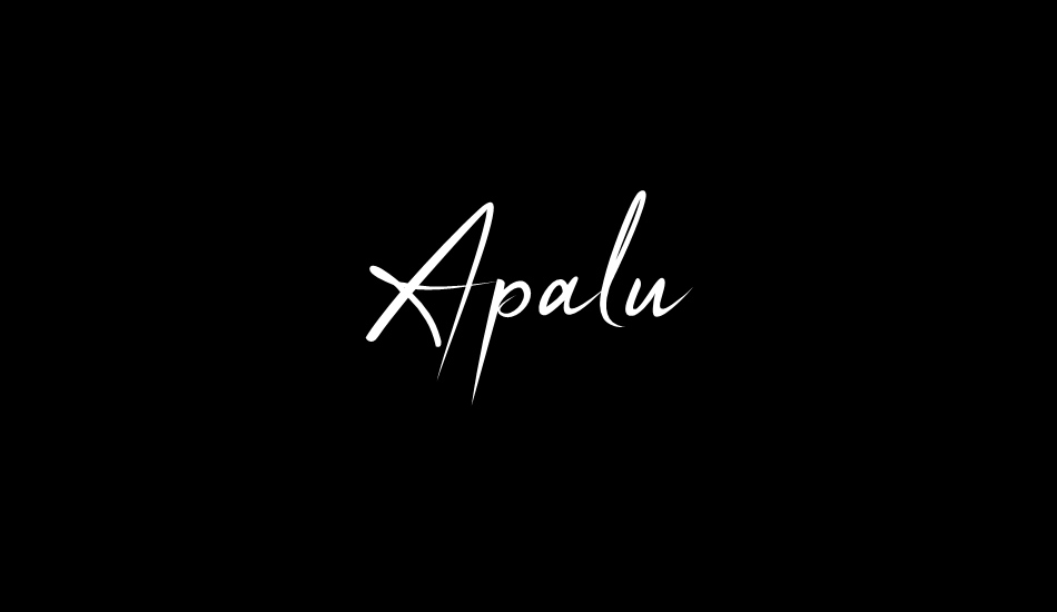 Apalu font big