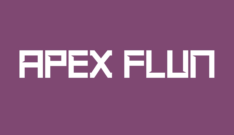 Apex Flunkee font big