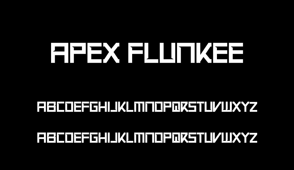 Apex Flunkee font