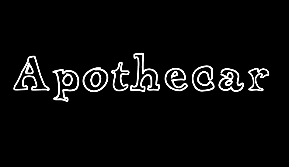 ApothecaryFont font big