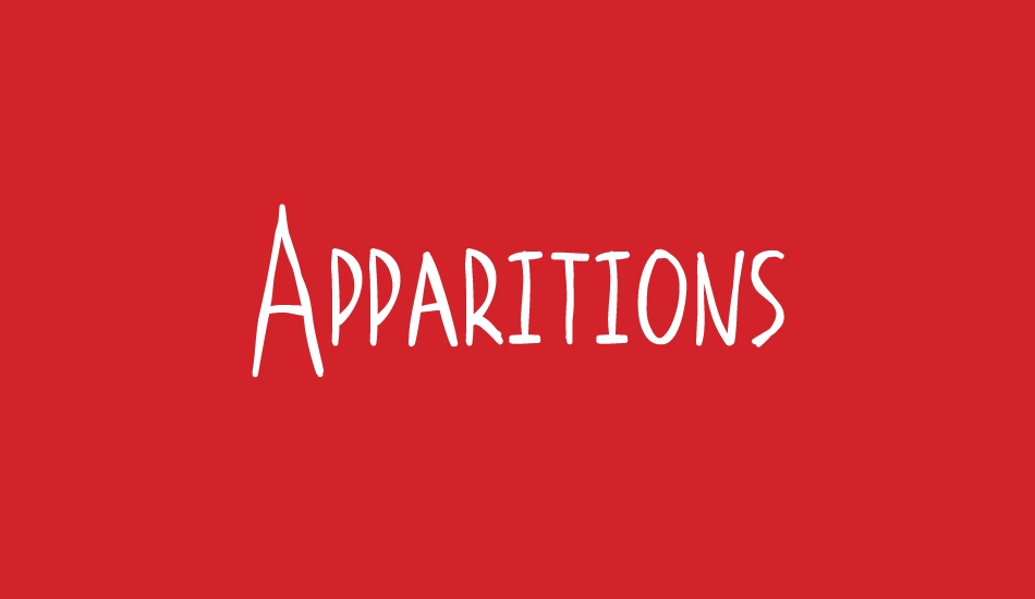 Apparitions font big