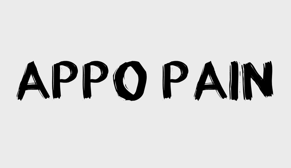 appo-paint font big