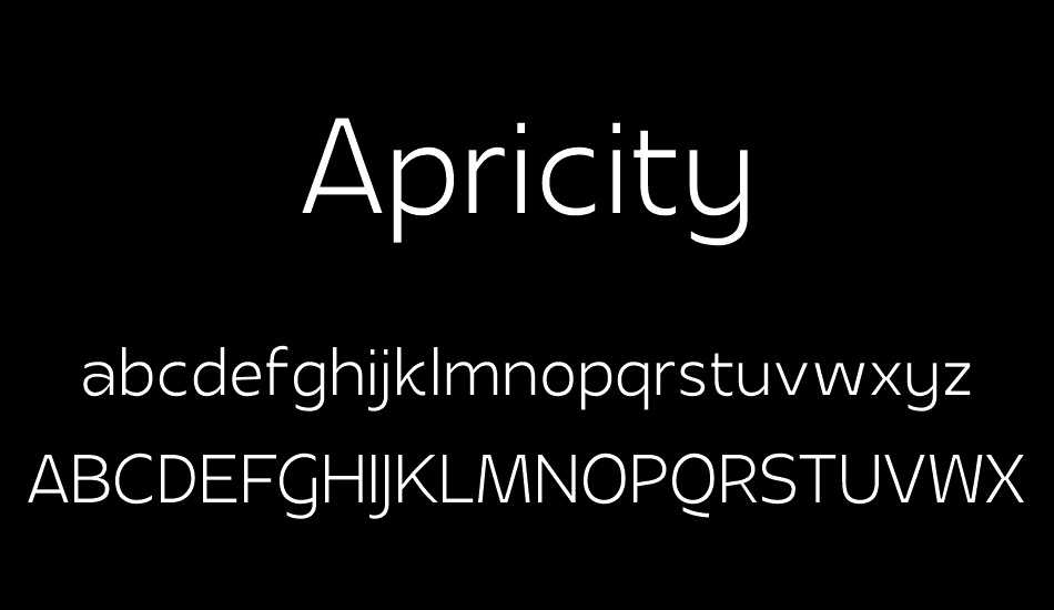 Apricity font