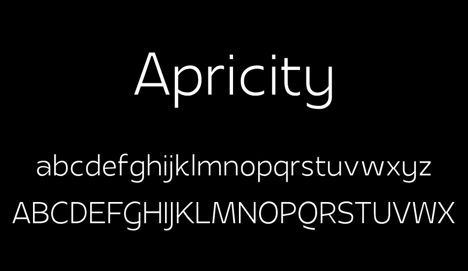 Apricity font