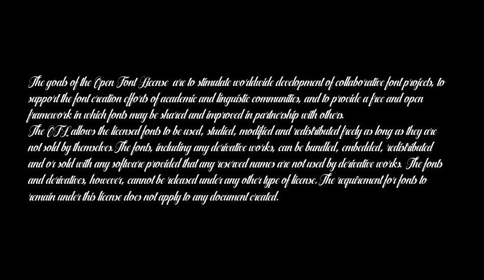 AqualitaItalic font 1
