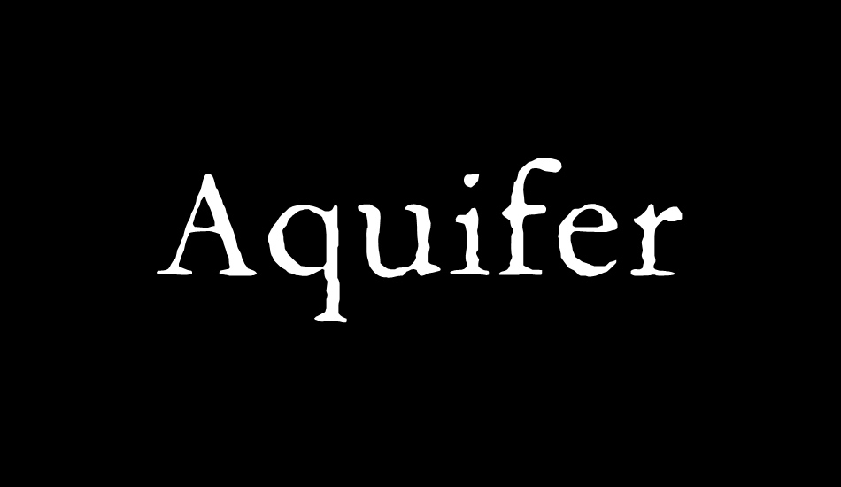 Aquifer font big