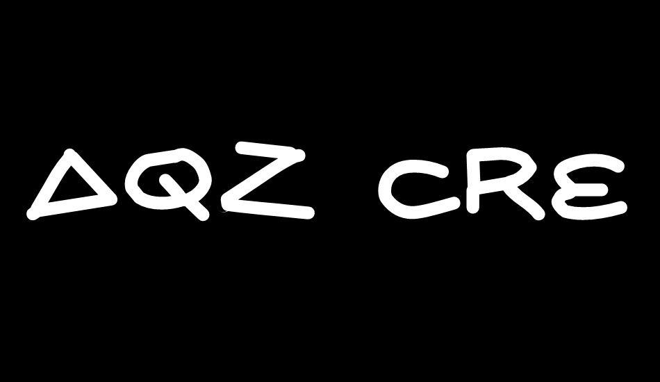 AQZ crew font big