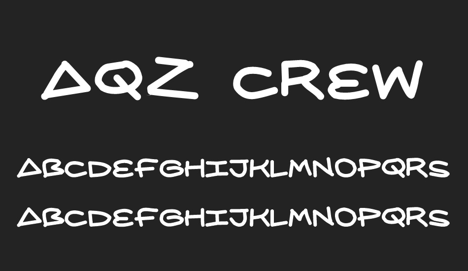 AQZ crew font