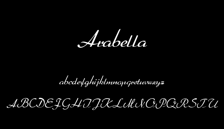 Arabella font