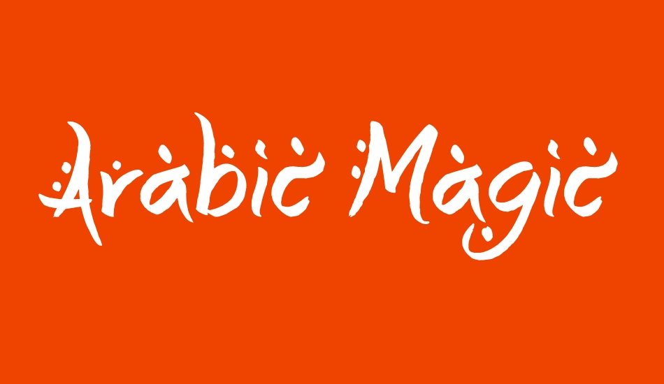 Arabic Magic font big