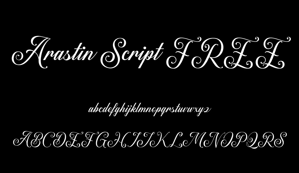 Arastin Script FREE DEMO font