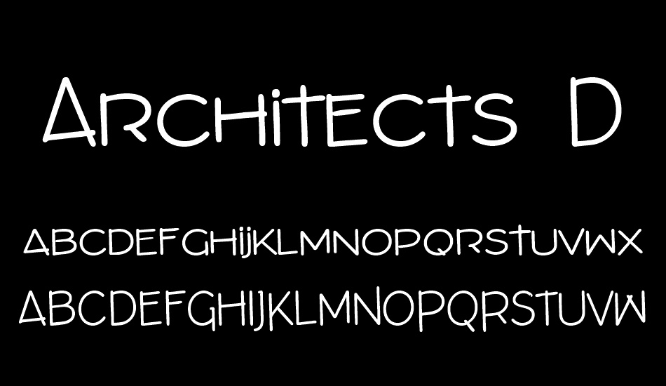 Architects Draft Bold font