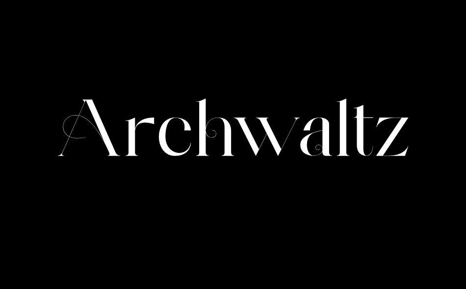 Archwaltz font big