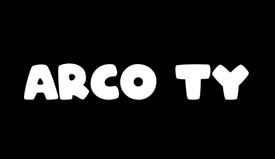 ARCO Typography font big