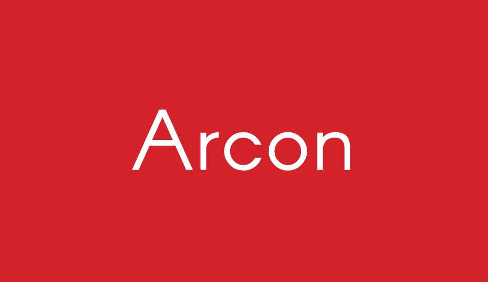 Arcon font big