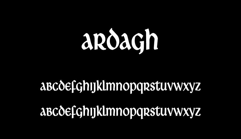 Ardagh font